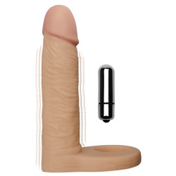 LoveToy Gode Vibrant pour Double pénétration 12 x 2.8 cm